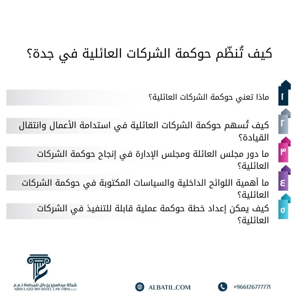حوكمة الشركات العائلية في جدة