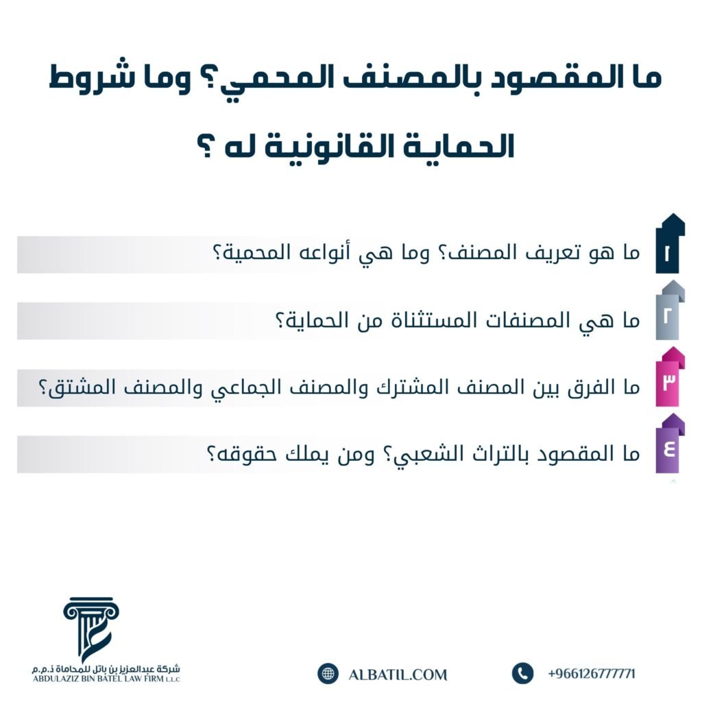 ما المقصود بالمصنف المحمي؟