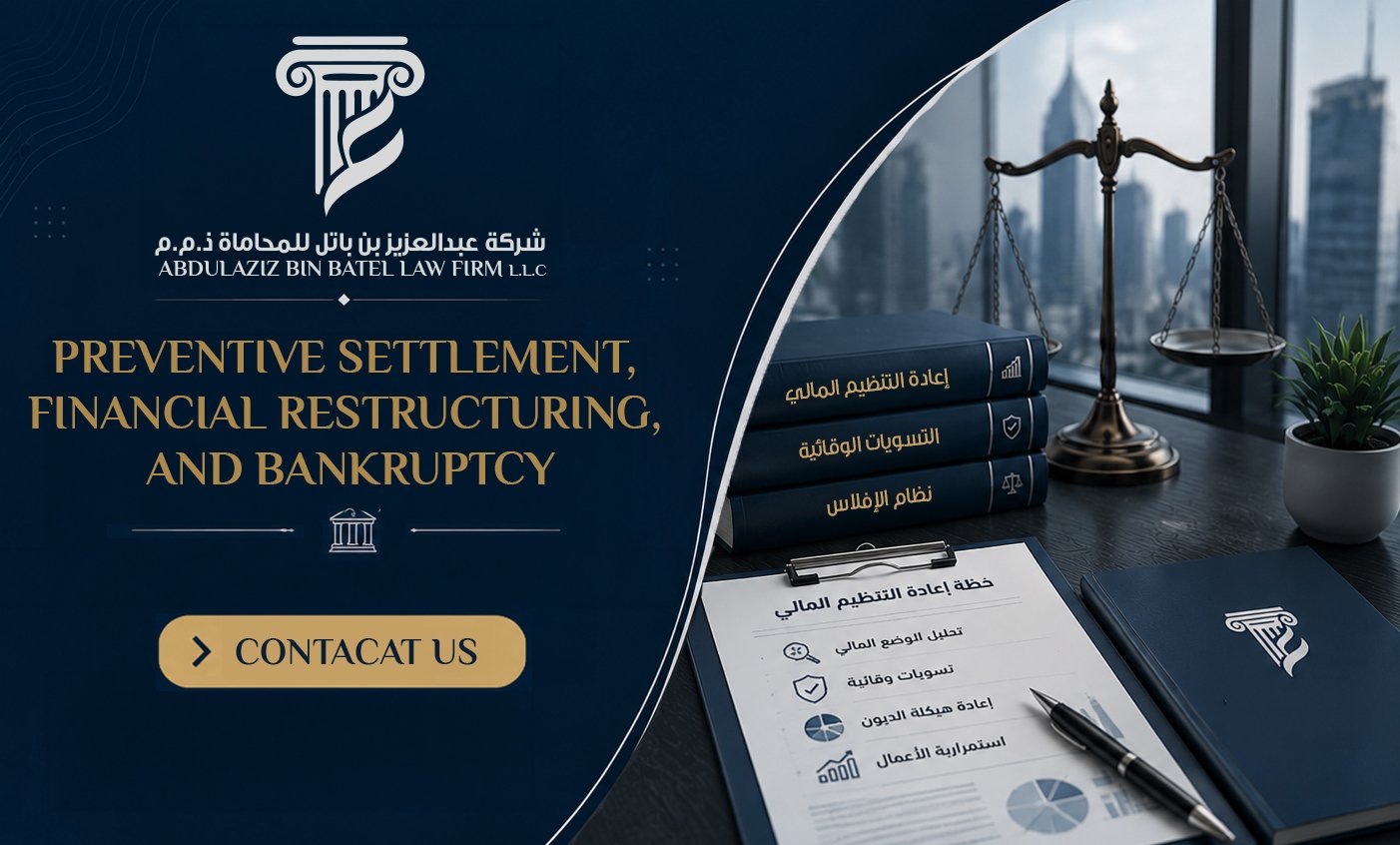 Preventive Settlement, Financial Restructuring, and Bankruptcy​