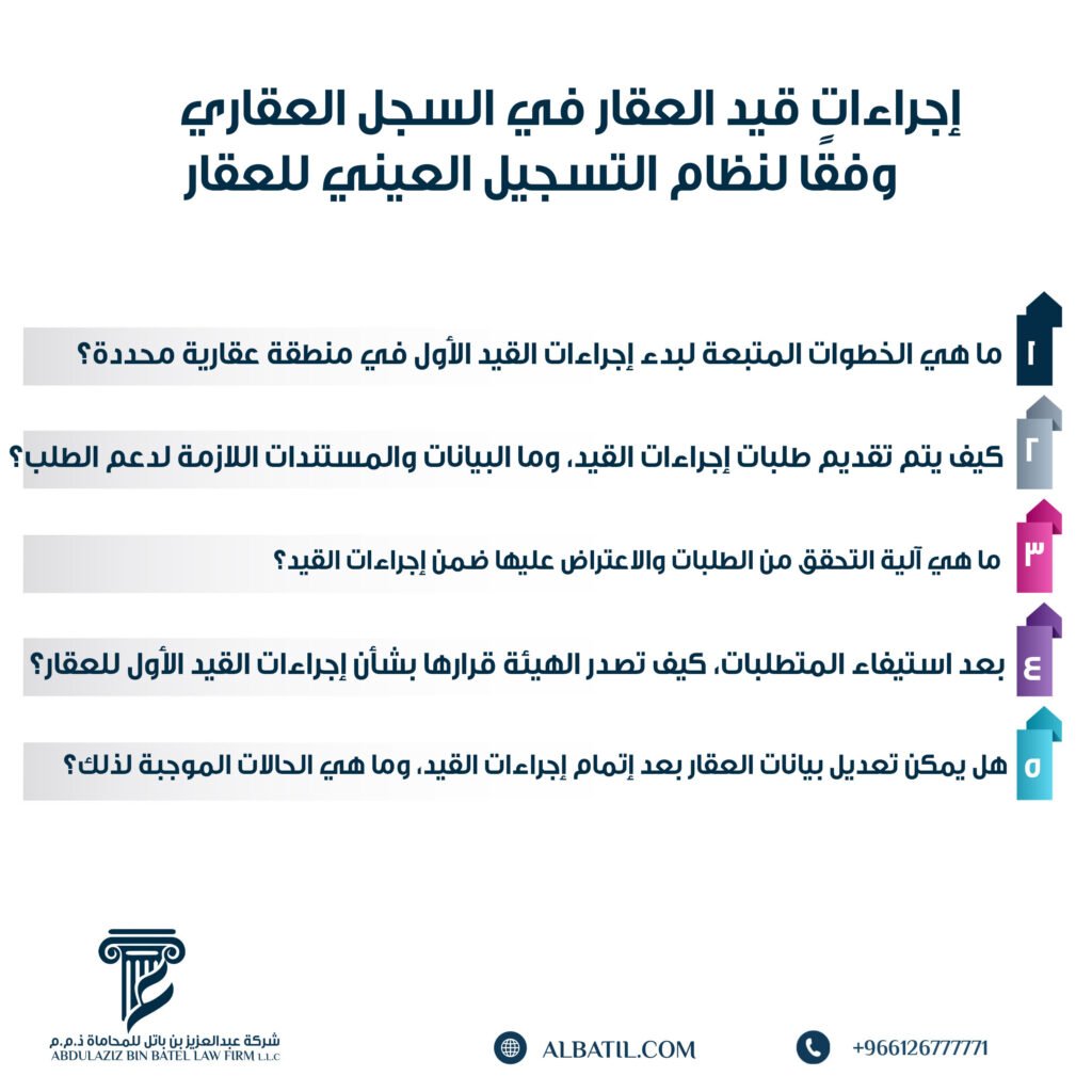 هل يمكن تعديل بيانات العقار بعد إتمام إجراءات القيد، وما هي الحالات الموجبة لذلك؟