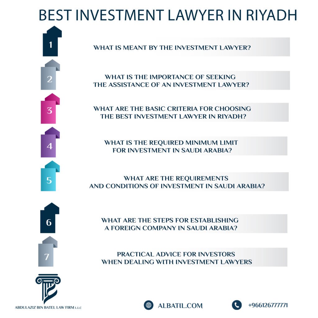 Best investment Lawyer in Riyadh